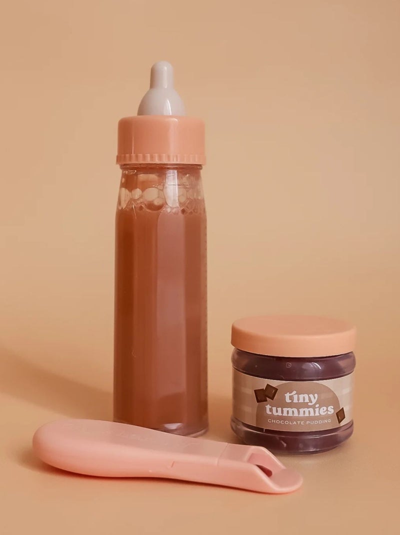 Tiny Harlow - Coffret repas petit pot et biberon magiques pour poupée Marron - Kiabi