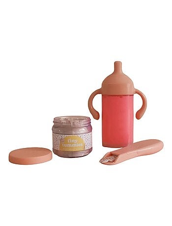 Tiny Harlow - Coffret repas petit pot et biberon magiques pour poupée