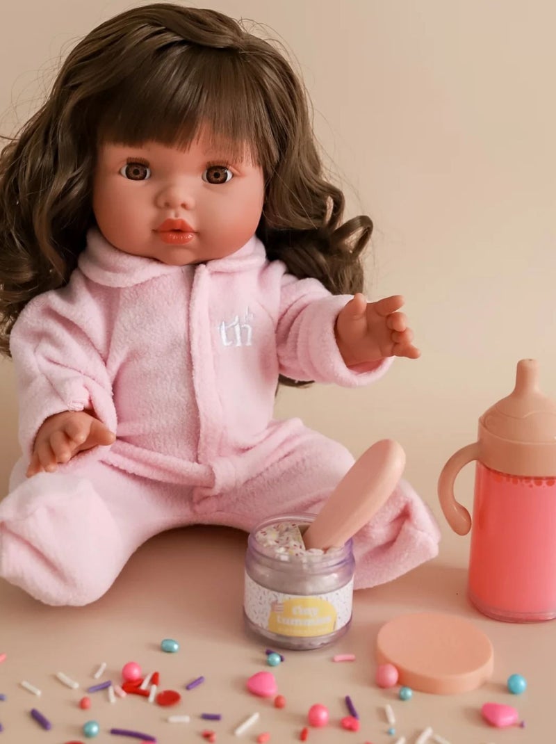 Tiny harlow - coffret repas petit pot et biberon magiques pour poupée Rose - Kiabi