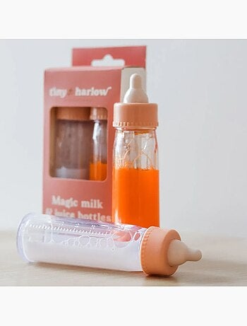 Tiny harlow - duo de biberons magiques pour poupée