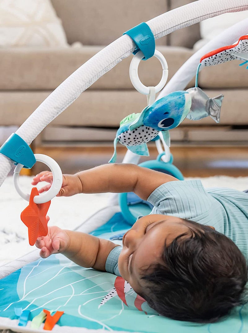 TINY LOVE - Tapis d'Éveil et Mobile Musical 2 en 1 - Avec arches ajustables - Dès la naissance Bleu - Kiabi