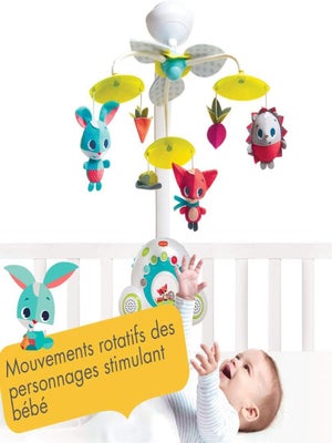 Mobile Musical Bébé Tiny Love - Licorne, 20 Min De Musique, Pour Lit Et Poussette, Dès La Naissance