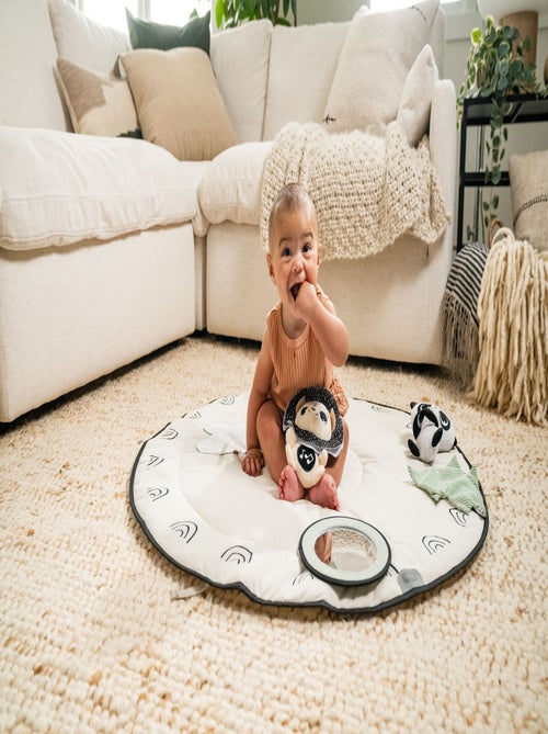 TINY LOVE Tapis d’éveil avec arches en bois Gymini Luxe - Kiabi TINY LOVE Tapis d’éveil avec arches en bois Gymini Luxe - Kiabi