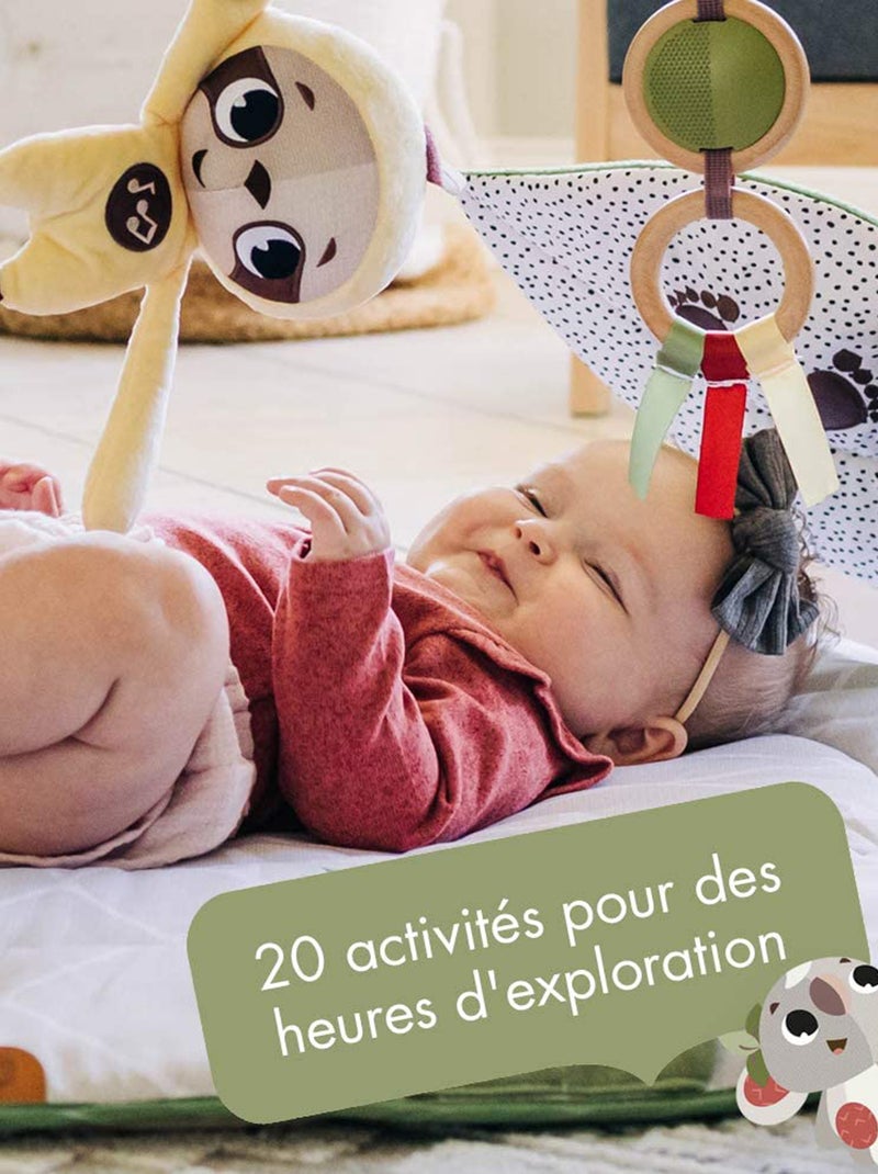 TINY LOVE Tapis d'Éveil Boho Chic, Tapis de Jeu, Arche de Jouets en Bois - Dès la Naissance Blanc - Kiabi