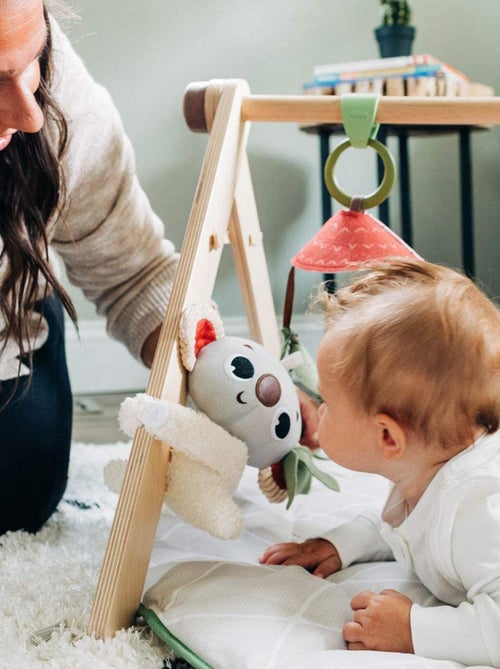 TINY LOVE Tapis d'Éveil Boho Chic, Tapis de Jeu, Arche de Jouets en Bois - Dès la Naissance - Kiabi
