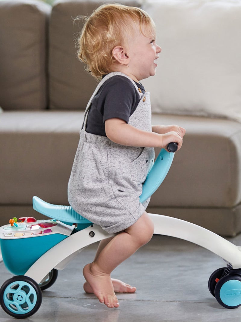 TINY LOVE Tiny Rider 5 en 1, Trotteur et Porteur, Chariot de Marche, Bleu Bleu - Kiabi