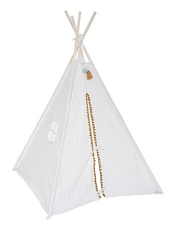 Tipi à pompons ronds