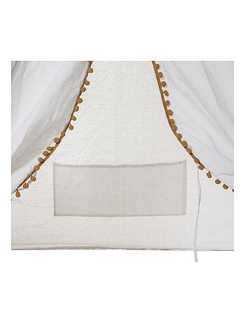 Tipi à pompons ronds