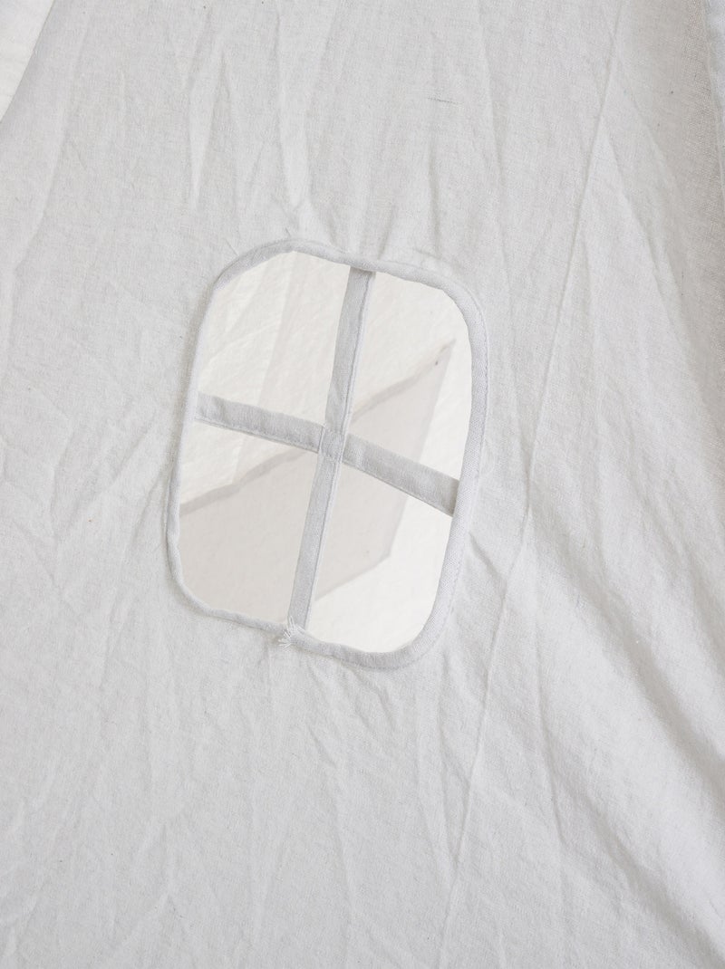 Tipi à pompons ronds Beige - Kiabi