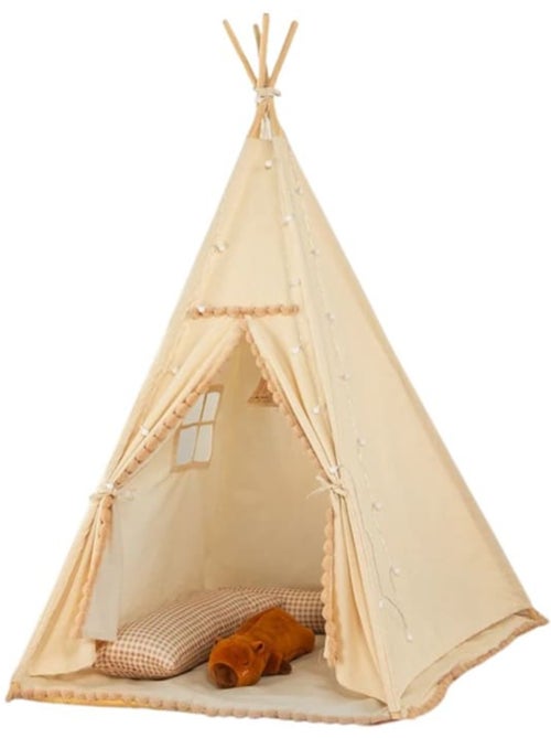 Tipi avec pompons pour enfant - Kiabi Tipi avec pompons pour enfant - Kiabi