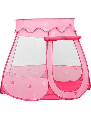 Tipi cabane de jeu pour enfants avec panneaux maille bleu 102x102x82 - vidaxl