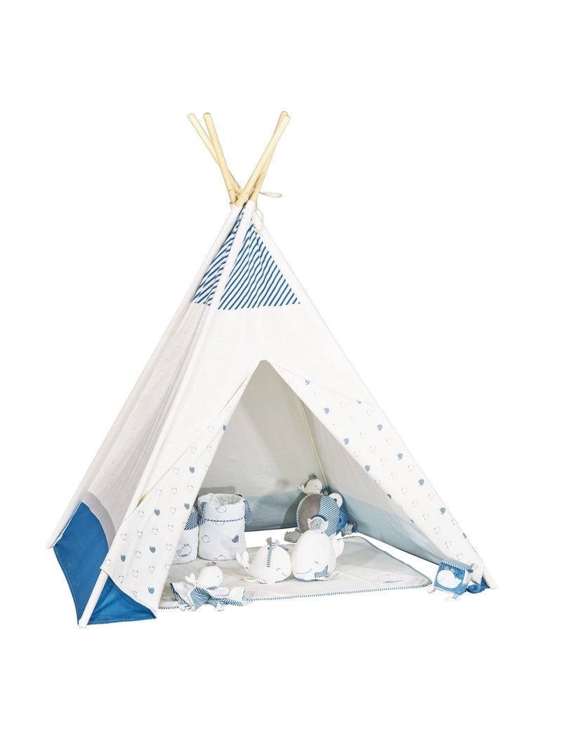 Tipi en toile en coton - SAUTHON Blanc - Kiabi