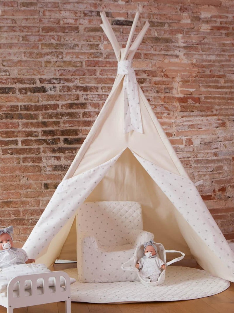 Tipi enfant beige STARS blanc N/A - Kiabi