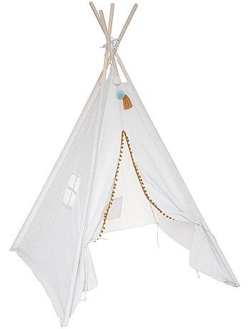 Tipi enfant en bois de peuplier avec sac de rangement wapi