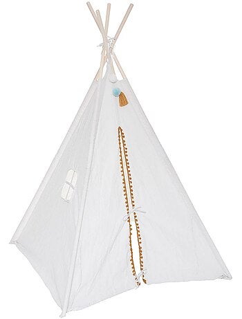 Tipi enfant en bois de peuplier avec sac de rangement wapi