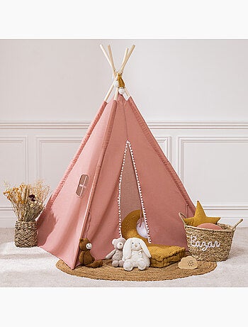 Tipi enfant en bois de peuplier avec sac de rangement wapi