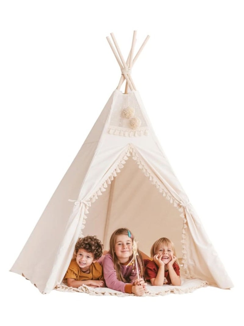Tipi extra Large sans tapis Beige - Kiabi