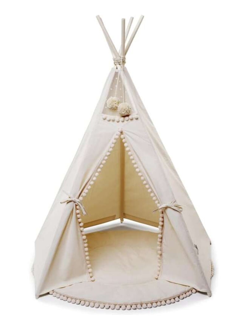 Tipi original avec tapis de jeu Beige - Kiabi