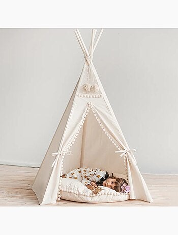 Tipi originale avec pompons