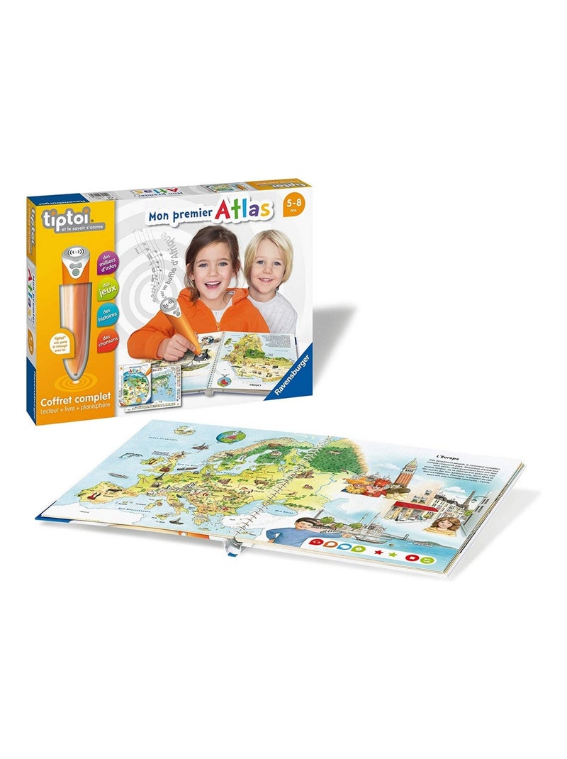 Tiptoi - Coffret complet lecteur : Mon premier atlas N/A - Kiabi