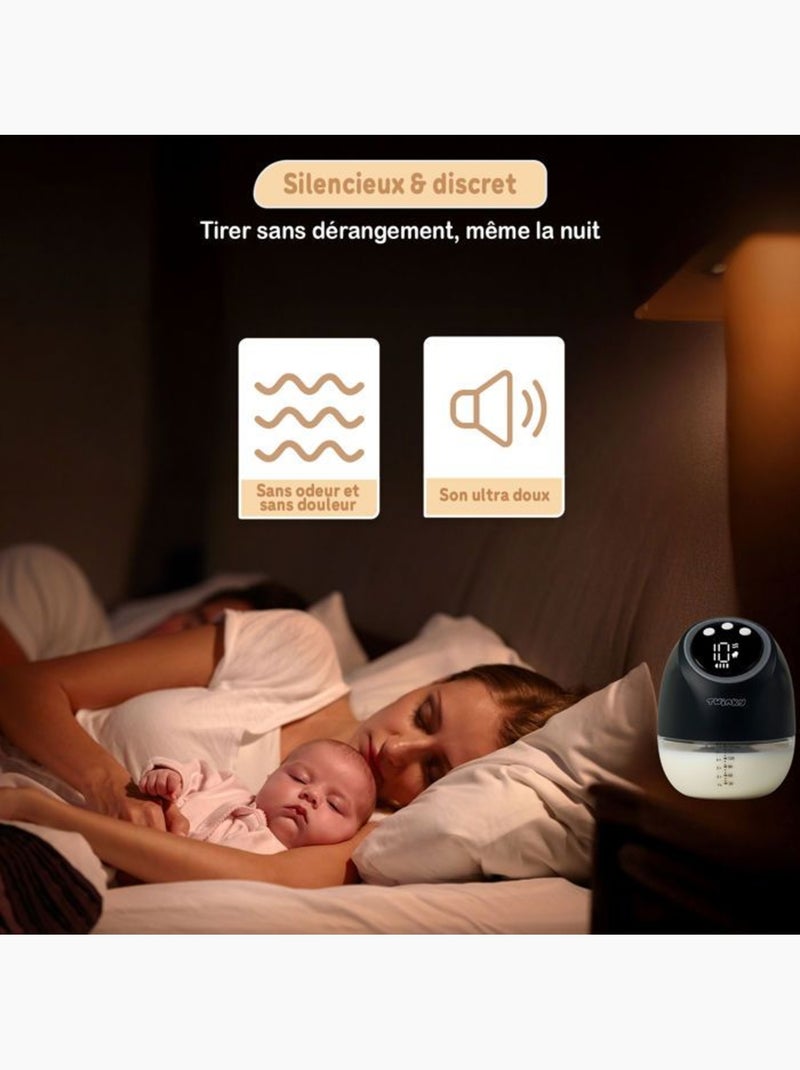 Tire-lait électrique - sans fil 4 modes et fonction mémoire - twinky Noir - Kiabi