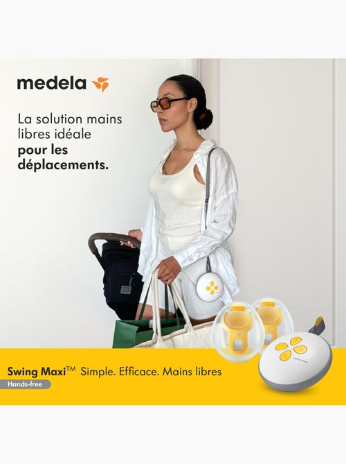 Tire-lait Électrique Double Medela Swing Maxi Hands-free - Mains libres, connecté, collecteurs - Kiabi