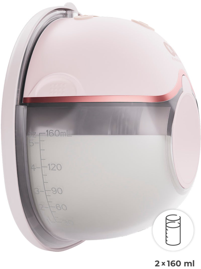 Tire-Lait Électrique Kinderkraft MAMAFLOW DOUBLE avec Deux Coupelles, 4 Modes et Batterie 180 Min Rose - Kiabi