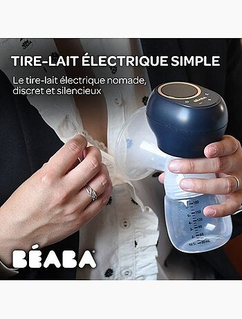 Tire-lait électrique simple - beaba - bleu nuit
