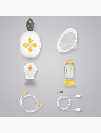 Tire-lait Électrique Simple Medela Solo (ex Swing Flex) - 2-Phase Expression, téterelle PersonalFit