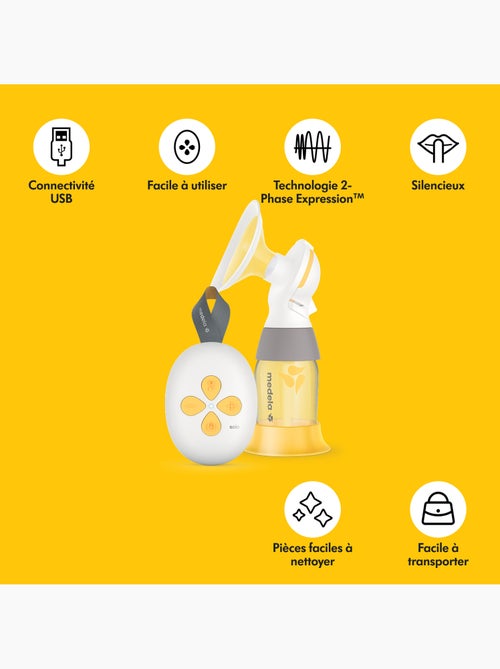 Tire-lait Électrique Simple Medela Solo (ex Swing Flex) - 2-Phase Expression, téterelle PersonalFit - Kiabi