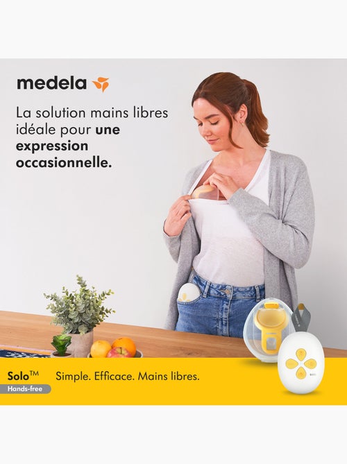 Tire-lait Électrique Simple Medela Solo Hands-free - Mains libres, connecté, collecteur inclus, - Kiabi
