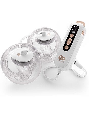Tire-lait Kinderkraft GENTLEFLOW double mémoire 3 modes 9 niv timer USB-C 180ml 120min