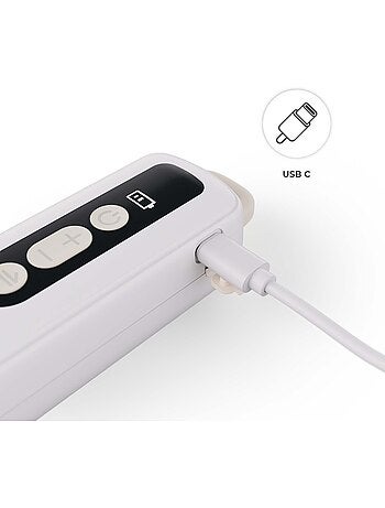Tire-lait Kinderkraft GENTLEFLOW double mémoire 3 modes 9 niv timer USB-C 180ml 120min