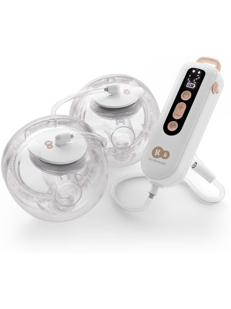 Tire-lait Kinderkraft GENTLEFLOW double 1800mAh mémoire 3 modes 9 USB-C téterelles 180ml Doré - Kiabi