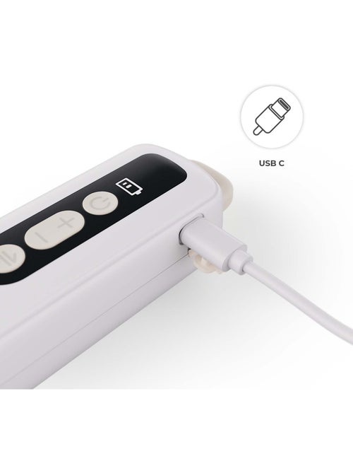 Tire-lait Kinderkraft GENTLEFLOW double 1800mAh mémoire 3 modes 9 USB-C téterelles 180ml - Kiabi Tire-lait Kinderkraft GENTLEFLOW double 1800mAh mémoire 3 modes 9 USB-C téterelles 180ml - Kiabi