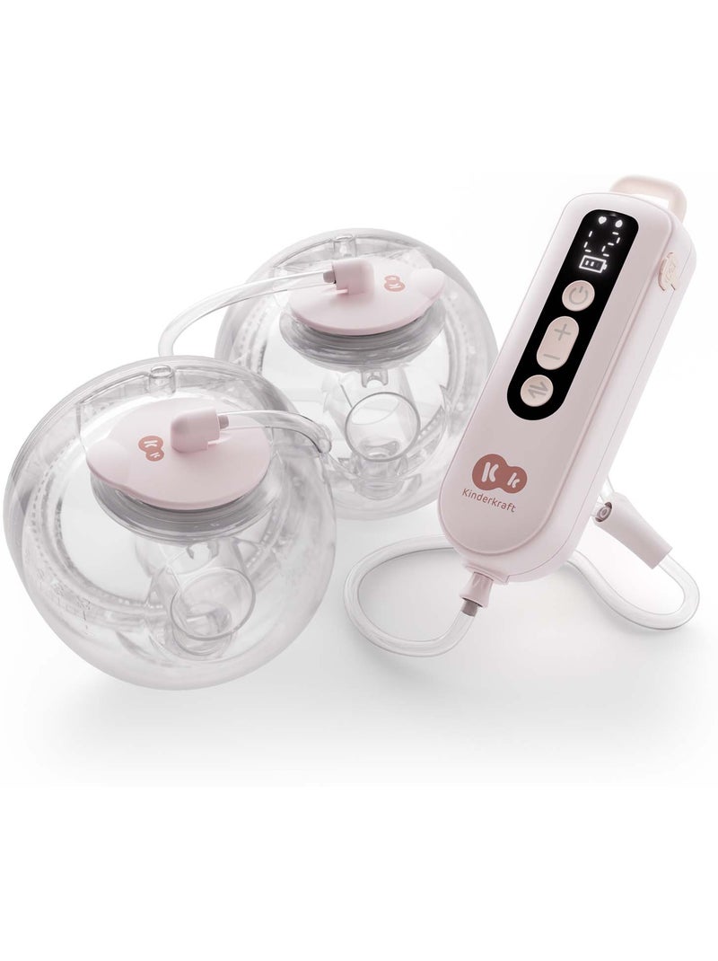 Tire-lait Kinderkraft GENTLEFLOW double mémoire 3 modes 9 niv timer USB-C 180ml 120min Rose - Kiabi