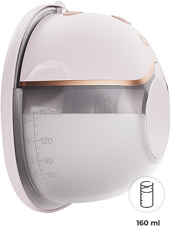 Tire-lait Kinderkraft MAMAFLOW électrique mémoire 4 modes 180min USB-C téterelles 17-24mm 160ml