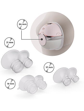 Tire-lait ?lectrique Kinderkraft MAMAFLOW DOUBLE 2 coupelles 9 intensit?s USB-C 180 min