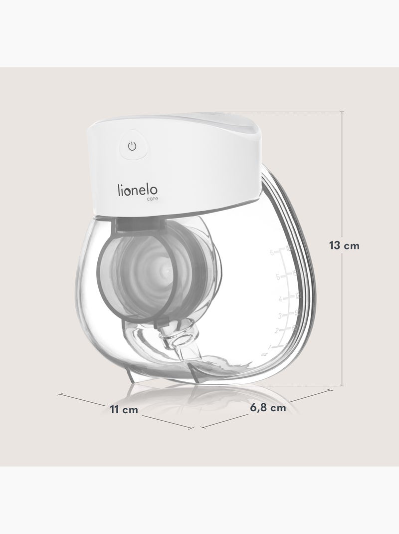 Tire-lait mains libres LIONELO Fidi Free Lumi - Lampe - 180ml - 6 Tailles - 3h sans fil Blanc - Kiabi
