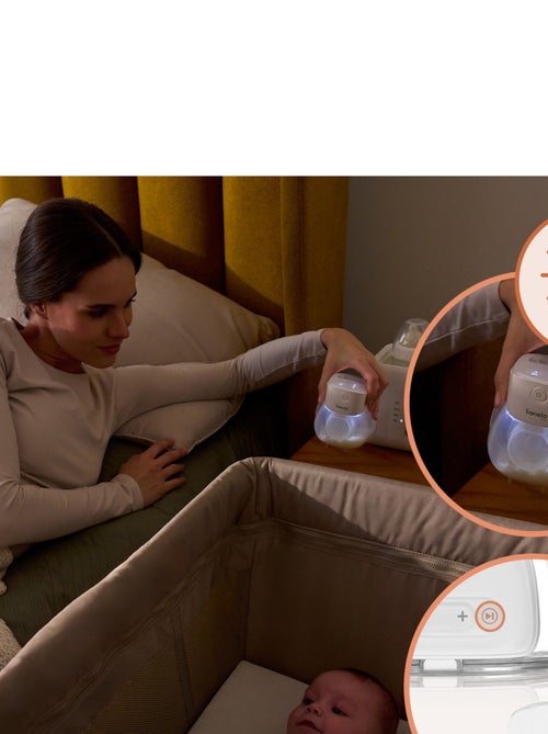 Tire-lait mains libres LIONELO Fidi Free Lumi - Lampe - 6 entonnoirs - Portable - Kiabi