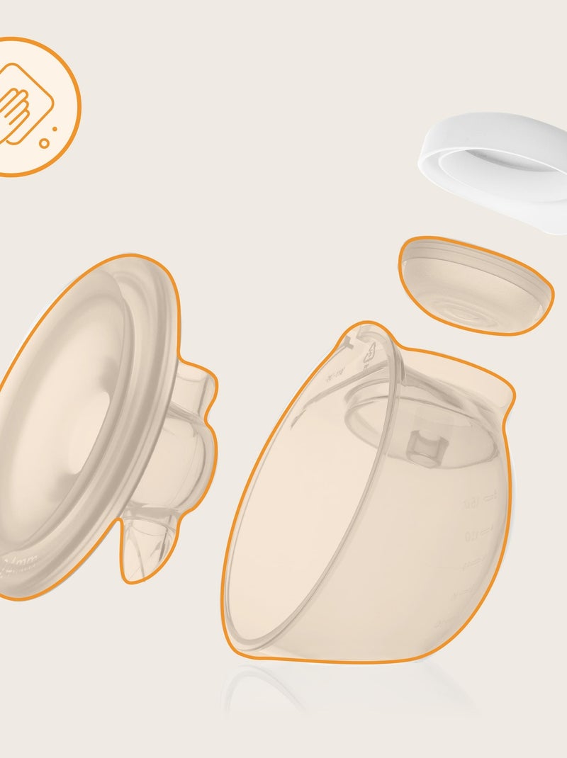 Tire-lait mains libres LIONELO Twee Free - Affichage lisible - 9 niveaux d’intensité pour le massage Gris Gris - Kiabi