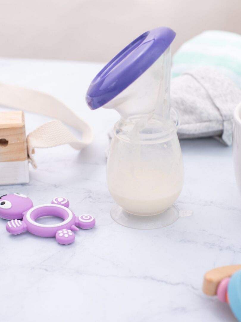 Règle de mesure des mères en silicone souple - Tire-lait - Violet