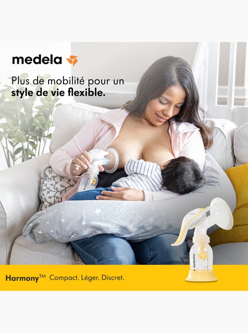 Tire-lait Manuel Medela Harmony Flex - 2-Phase Expression, téterelle PersonalFit Flex, compact, - Kiabi