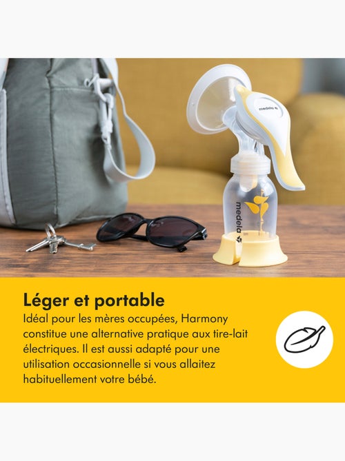 Tire-lait Manuel Medela Harmony Flex - 2-Phase Expression, téterelle PersonalFit Flex, compact, - Kiabi