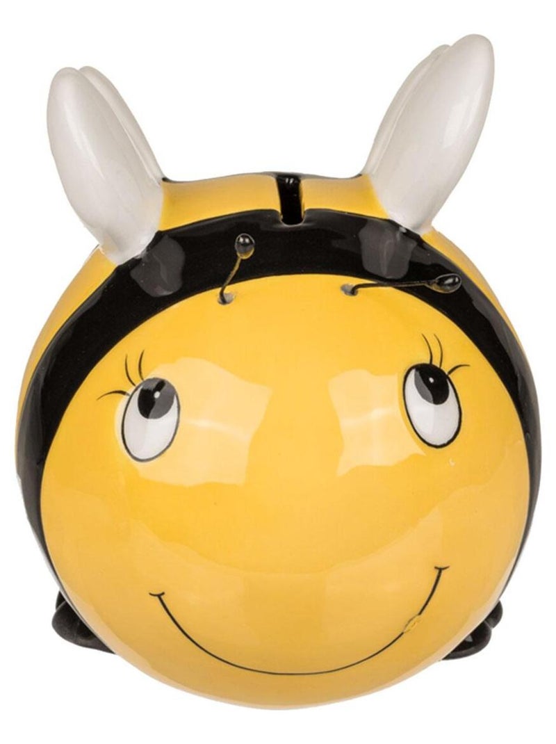 Tirelire abeille en céramique Jaune - Kiabi