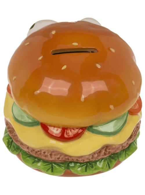 Tirelire burger en céramique - Kiabi