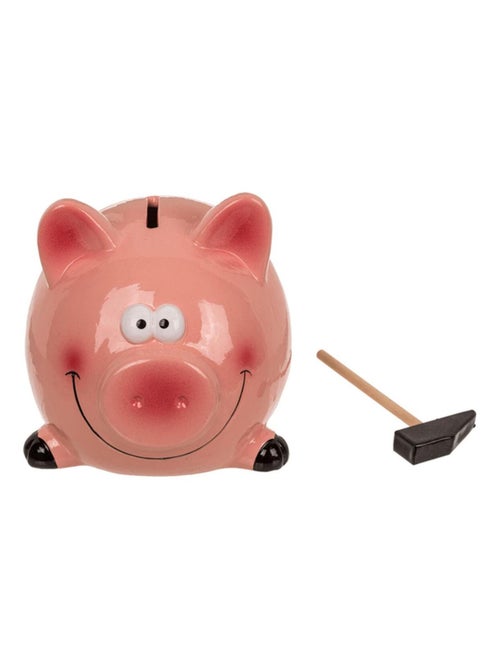 Tirelire cochon avec le petit marteau - Kiabi