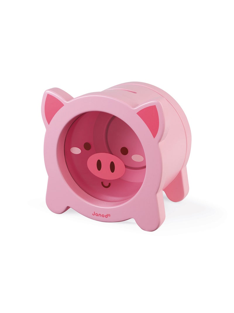 Tirelire cochon 'Janod' Rose - Kiabi