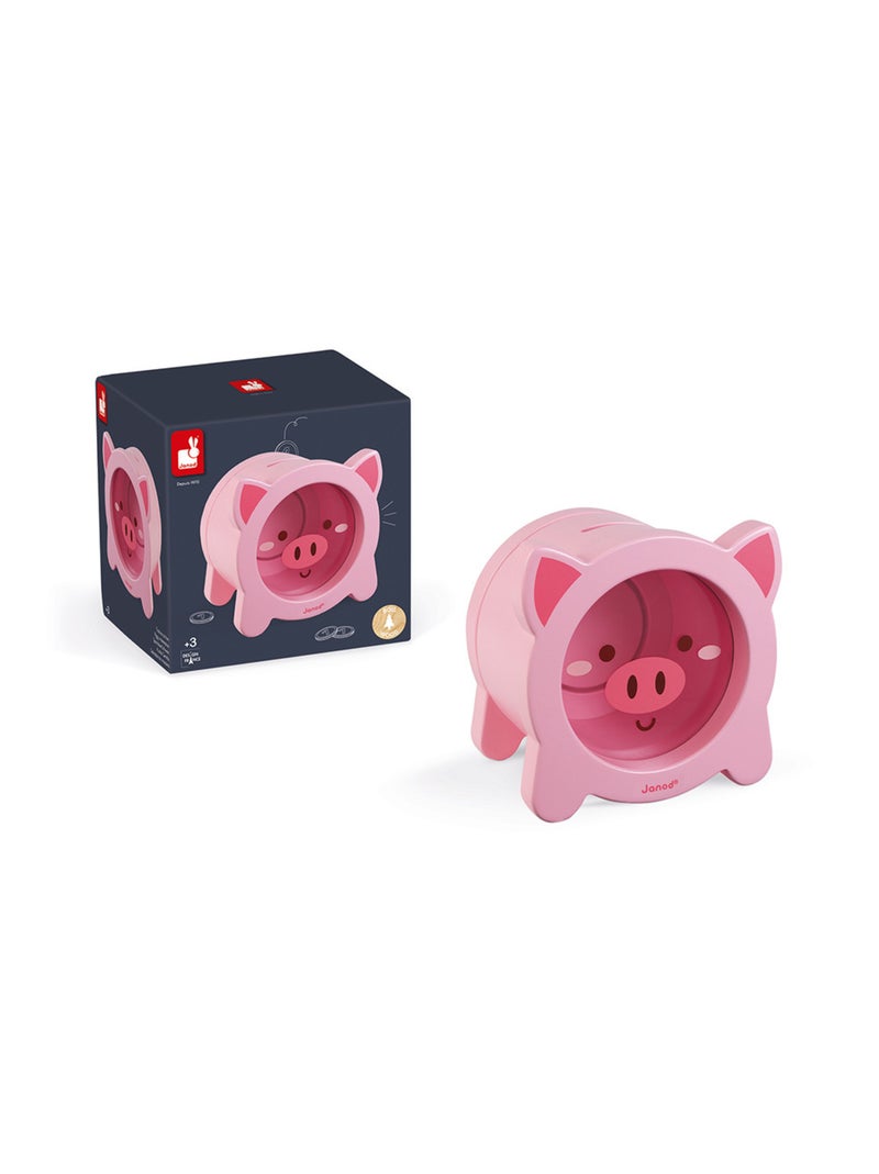 Tirelire cochon 'Janod' Rose - Kiabi