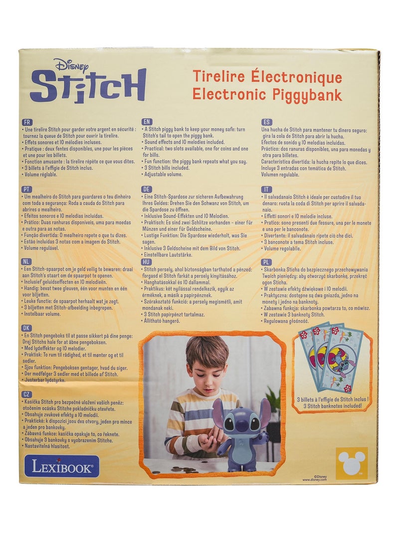 Tirelire électronique Stitch Bleu - Kiabi